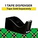 Scotch Desktop Tape Dispenser, Black Two-Tone, 1 Dispenser/Pack (C60-BK)