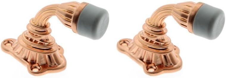 IDH by St. Simons IDHS426 Ribbon & Reed Crane Door Stop, Bright Copper (Pack of 2)