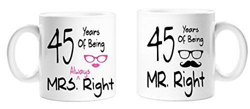 45 anni di essere Mr Right & Mrs Always Right