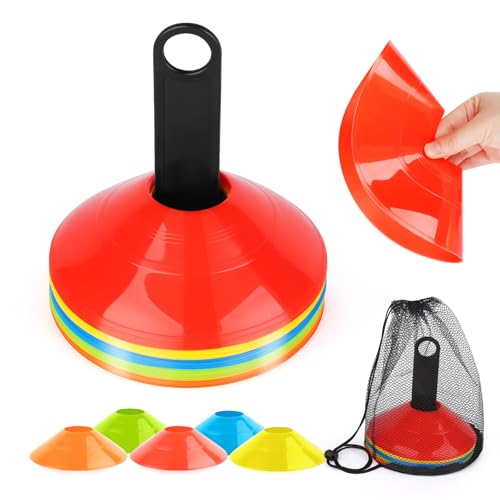 VFANDV 25er Fußball Hütchen Set Markierungskegel
