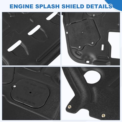 Engine Splash Shield Fit for Kia K5 2021-2025, Engine Under Cover Case Guard Front Splash Shields with Screw Hardware by KAKSEY - Image 6