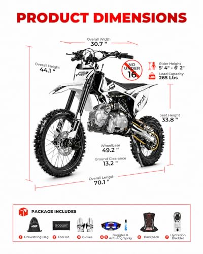 FRP FX125-17 Pro Suspension Dirt Bike