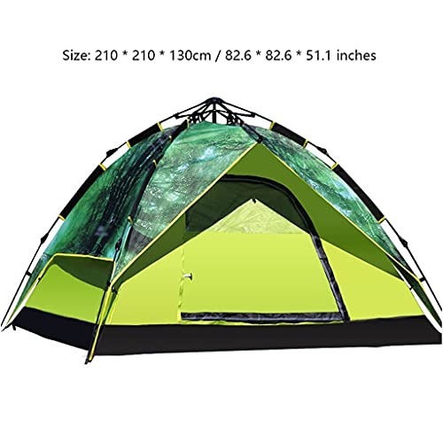 Carpa automática para camping 3-4 personas rojo sandía miniatura 2