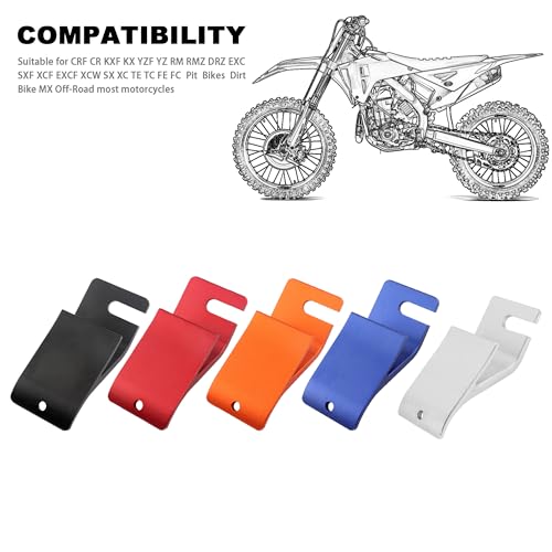 Image of Motorcycle Repair Tire Bead Installation Assistance Tools,Dirt Bike Off-Road Tire Removal Install Assistance Changer Tool for CRF CR KXF KX YZF YZ RM RMZ DRZ EXC SXF XCF EXCF XCW(Orange)