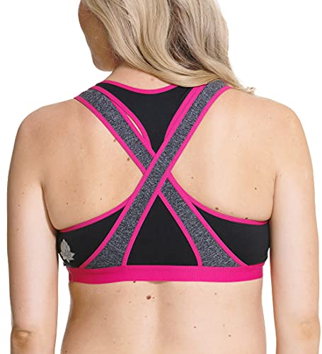 Cake Maternity Lotus Pumping Bra Hands Free, Maternity Sports Bra, Large, Fuchsia #TOP2