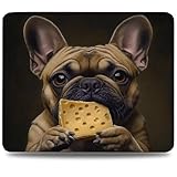 Mauspad Gaming 240 x 200 mm, Mauspad Hund Computer-Mousepad mit Anti-Rutsch-Gummiboden, Langlebige Materialien Leichtes Gleiten Verbessert Präzision und Geschwindigkeit für Mac und PC Käse 0d-204