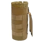 kaiyaya Flaschenhalter Rucksack Taktische Molle Wasserflaschentasche Taktisch Trinkflasche Beutel Wasserkocher Tasche Reisewasserflaschenhalter für Camping Wandern Outdoor Aktivitäten