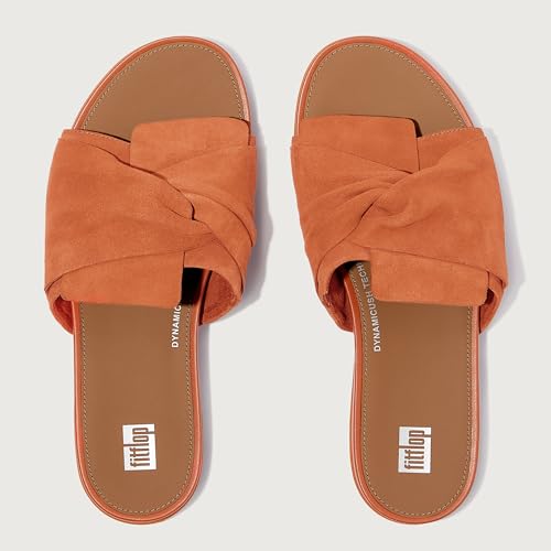 Image of FitFlop Women's Gracie Soft-Twist Leather Slides Wedge Sandal