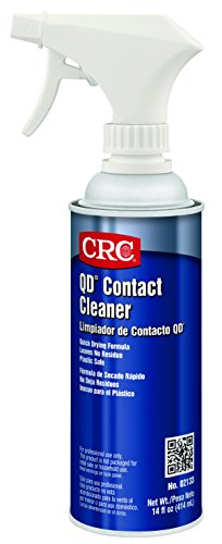 CRC 02133CS QD CONTACT Cleaner, 14 Fl oz., 192 Fl oz., Aerosol Can, Clear Colorless (Pack of 12)