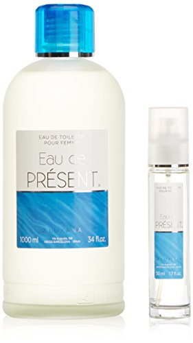 Luxana - Eau de present eau de toilette 1000 ml + vaporizador rellenable Cover