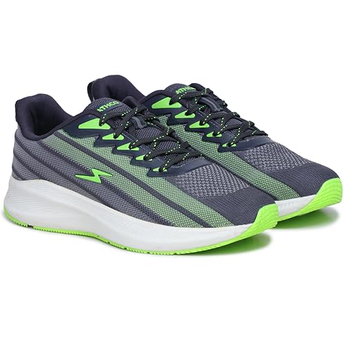 Image of ATHCO mens Mark Running Shoes for Man Comfortable Men's Sports Shoes with Memory Foam Cushioned Insole Sports Shoes for Men Running Walking Lightweight Gym Shoe for Men Comfortable Stylish & Casual Walking Shoe for Man Anti Slip Gym Footwear