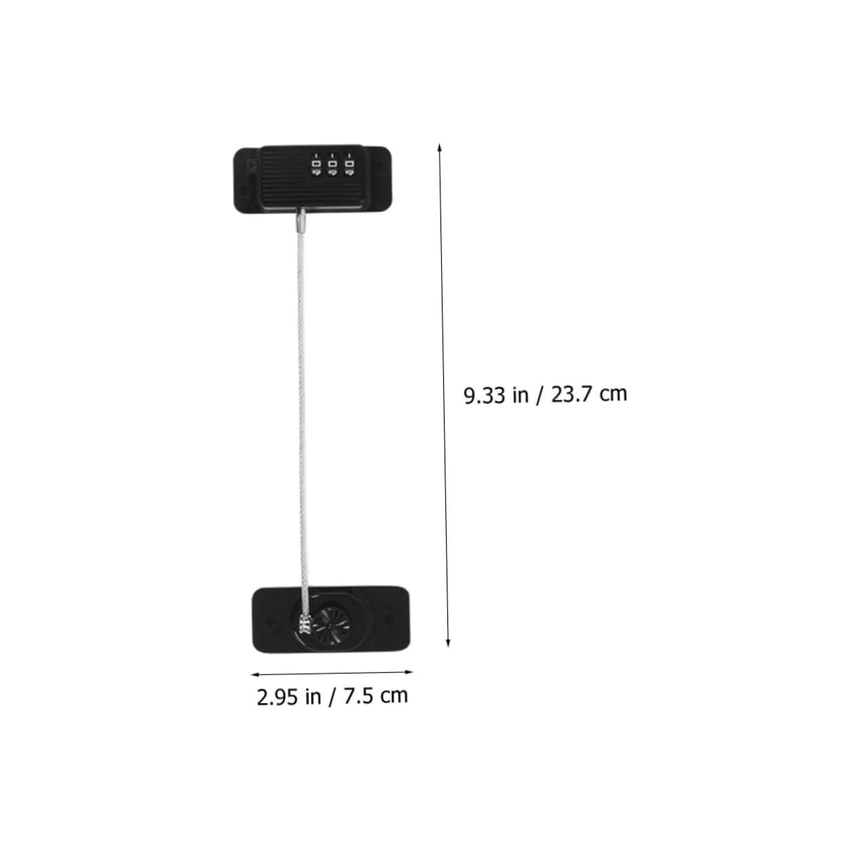 UKCOCO 5stücke Refrigerator Lock Mit Digital-code Sichere Kindersicherung Für Schränke Und Kühlschranktüren Einfache Bohrfreie Installation Langlebig Und Stabil