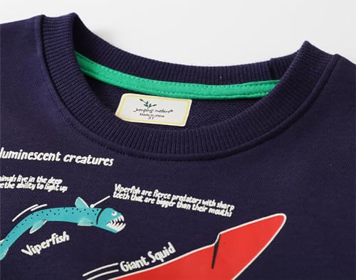 Boys Sweatshirts Long Sleeve Sweatshirts T-shirts Crew Neck Cotton Casual Sweatshirts Cartoon Tops for Boys-2324