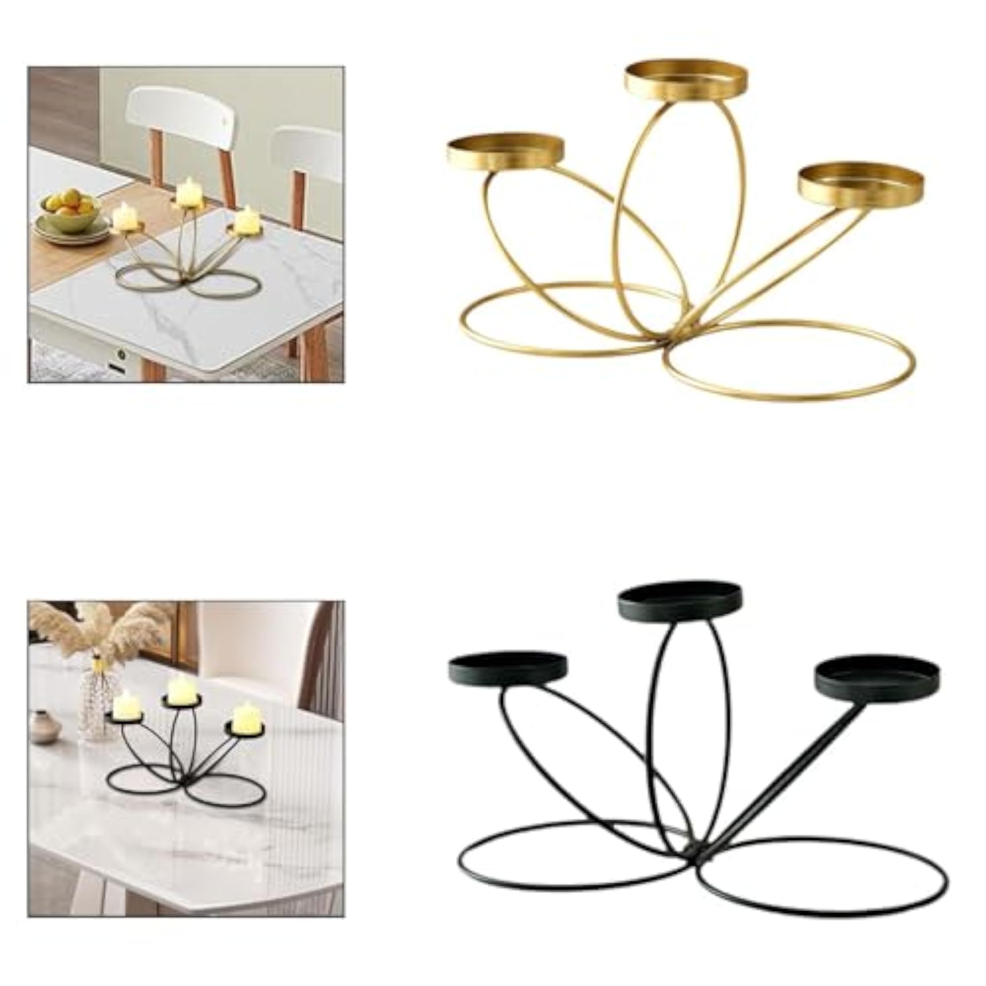 Iron Art Candle Holder Elegant Tealight Holder