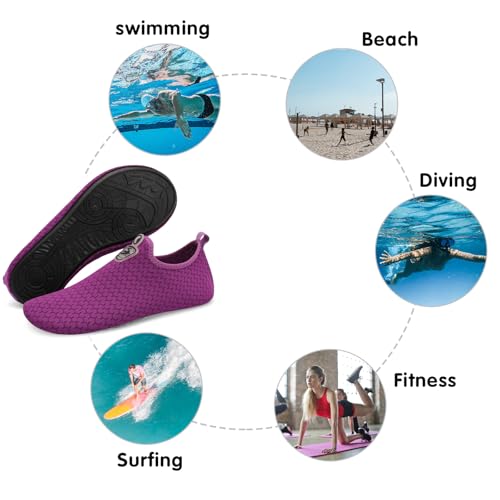 Image of Spesoul Womens Mens Water Shoes Quick Dry Beach Swim Shoes Barefoot Aqua Socks Outdoor Sand Socks for Pool River Diving