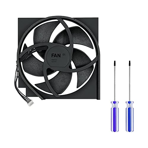 Wigearss Replacement Internal Cooling Fan for Xbox One S Console with Opening Tool