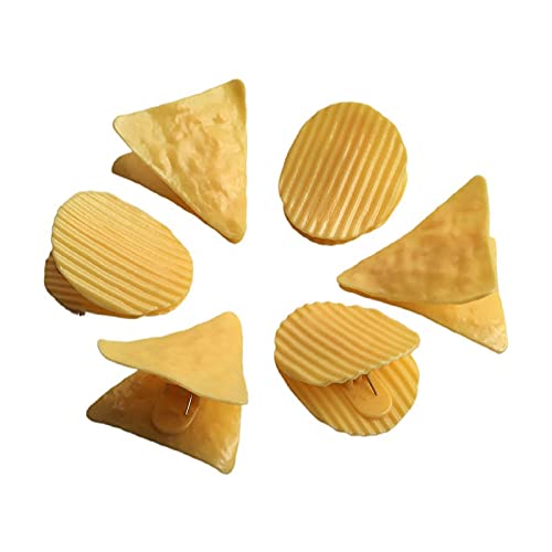 12 Pacs-Plastic Sealing Clips Bag Clips for Food(6 triangle & 6circular) Chip Clips Food Clips for Snack Bag Hemming Sewing Positioning Clip Bill Folder