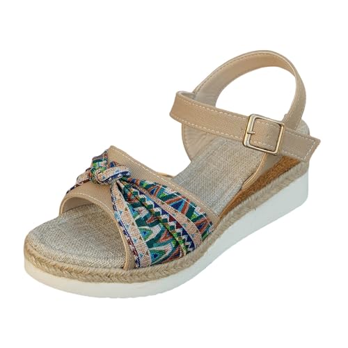 Claquettes bohême en mousse à mémoire de forme pour femme active