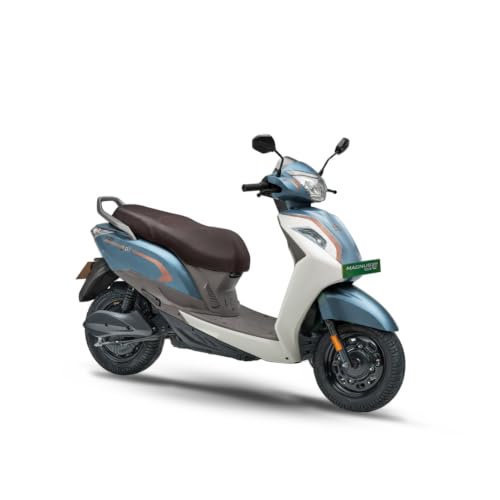 Image of The All New Ampere Magnus G Max Powered by NxG.io Electric Scooter by Greaves | 5 inch Smart Cluster with NxG.io Intelligence | 142 km IDC Range | Next Gen LFP Battery with 2,00,000 km Battery Life | MONSOON BLUE, Magnus G MAX (NXG.IO)