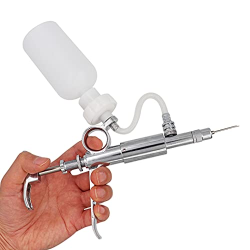 Seringue continue automatique en métal injecteur vétérinaire bovins haute précision