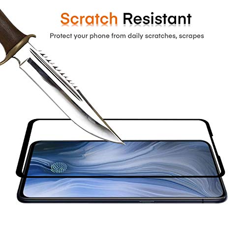 Image of Screen Protector for Oppo Reno 2Z | Oppo Reno 2F -(Black) Tempered Glass Edge-to-Edge 6D Screen Protector With Installation Kit
