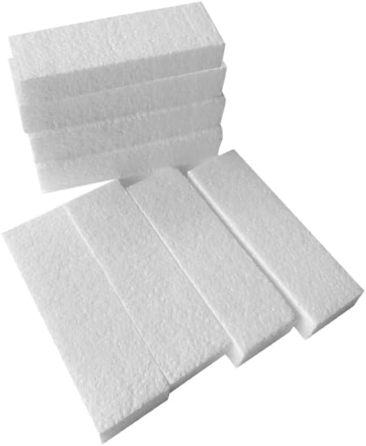 CHILDMORY Styrofoam Insert Replacements Foam Blocks for NES Game Boxes
