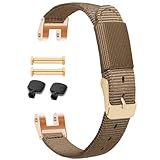 Cinturini per orologi compatibili con Garmin LilY Women, Sport Nylon Traspirante Cinturino di ricambio con viti Kit di attrezzi adatto per Garmin LilY Donna (BM)
