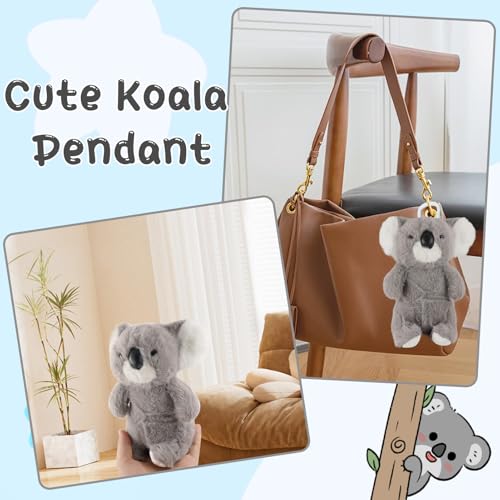 Ourdort Kuscheltier Koala 15 cm – Koala Plüschtier,Flauschiger Stofftier Koala für Mädchen, Jungen & Kinder,Ultraweiches Koala Kuscheltier zum Spielen,Sammeln & Kuschel