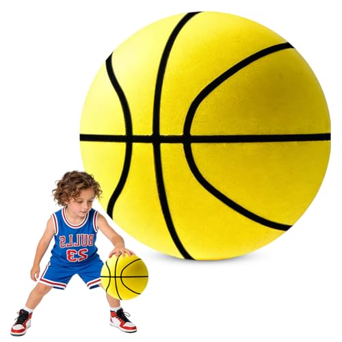 Balón de baloncesto silencioso tamaño 7 para entrenar en pisos sin molestar vecinos