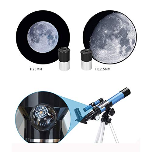 Telescopio para adultos y niños con apertura 40 mm y 300 mm de focal miniatura 3