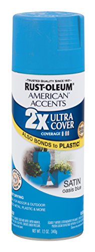 Rust-Oleum 284980 American Accents Ultra Cover 2X, 12 oz, Satin