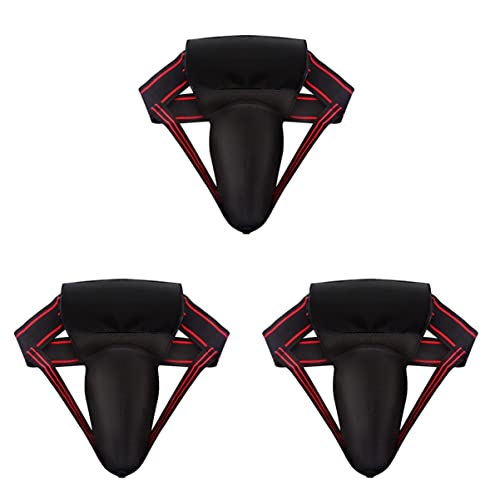 INOOMP 3pcs Reusable Crotch Guard Female Groin Protector Taekwondo Comfortable and Breathable Protector for Sports