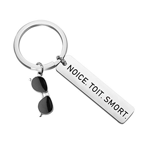 POTIY Brooklyn Inspired Gift NOICE TOIT SMORT Keychain Gift for Brooklyn Nine Nine Fans (Keychain)