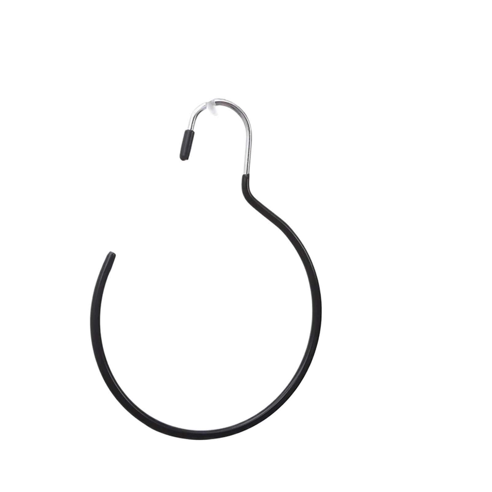 1/2/5 Multifunctional Tie and Hat Hanger, Belt Hook, Clothes Gadget(Black Bold 5Pcs)