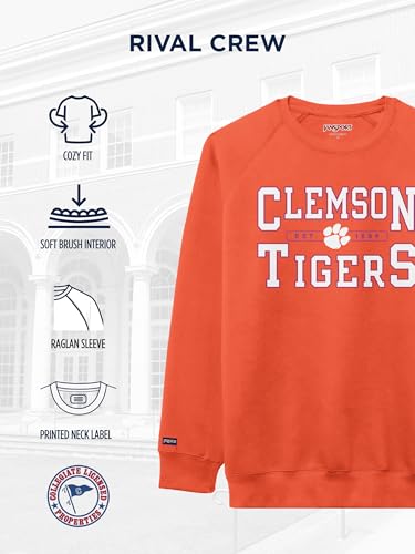 JanSport NCAA Officially Licensed Rival Crew Sweatshirt, Long Sleeve Graphic Pullover for Men & Women, Cotton-Polyester Blend Featuring Collegiate Design & Easy-On Style for Game Days, or Travel - image 5