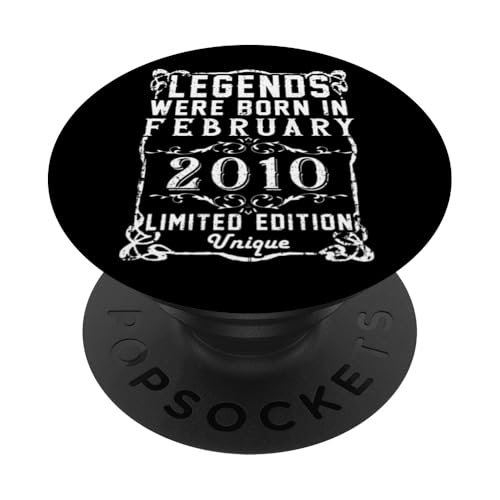 Cumpleaños Febrero 2010 Edición Limitada Regalo February PopSockets PopGrip Intercambiable