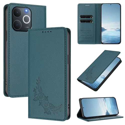 �X�}�z�P�[�X �Ή��@�� for Realme C71 4G (India) / Note 70T / Note 70,�Ή��@�� for Realme Narzo 80 Lite�yRFID�u���b�N�z�y�J�[�h�z���_�[�t�����z �}�O�l�b�g�J�� �X�^���h�@�\�t��