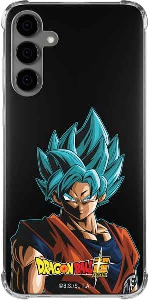 Skinit Clear Phone Case Compatible with Galaxy S24 Plus - Officially Licensed Dragon Ball Super Goku Design