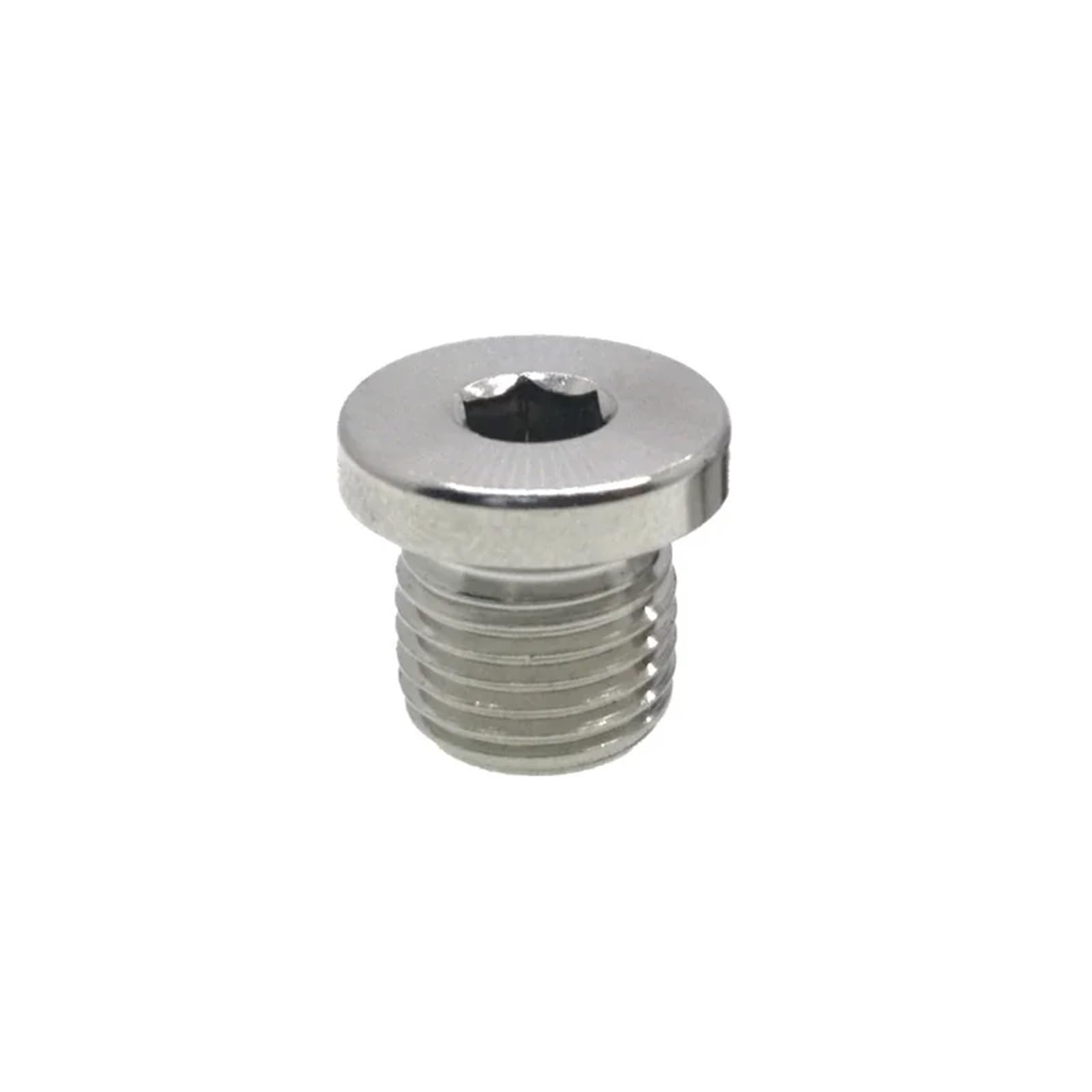 Mqxfczux Men's One Color 1Pc M8x1 Metric Thread 304 Stainless Steel Hex Socket Head End Cap Pipe
