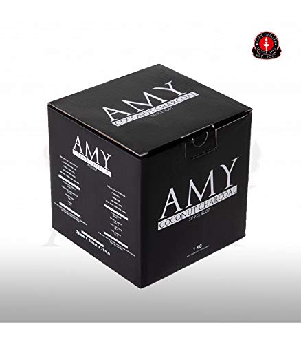 Amy Shisha Charcoal C26 1 kg Natural Charcoal for Hookah Amy Deluxe Gold