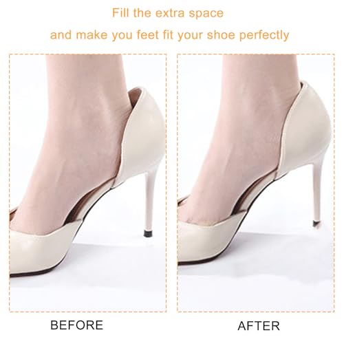 4 pares de rellenos para zapatos ajustables de espuma miniatura 4