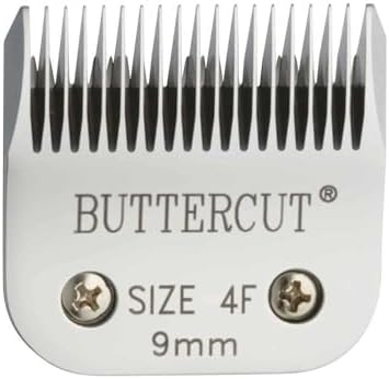 #4F (Finishing) (9.5mm - 3/8" Cut Length) Buttercut Stainless Steel Detachable Clipper Blade - fits A5 Type Clippers