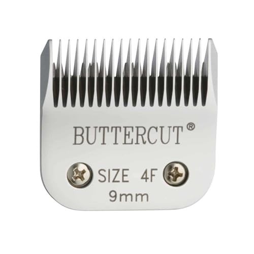 #4F (Finishing) (9.5mm - 3/8" Cut Length) Buttercut Stainless Steel Detachable Clipper Blade - fits A5 Type Clippers