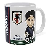 日本サッカー協会(JFA) 日本代表 オフィシャル 似顔絵 マグカップ(プレーヤー) 柴崎岳 O3-101 日本サッカー協会(JFA) 日本代表 オフィシャル 似顔絵 マグカップ(プレーヤー) 柴崎岳 O3-101
