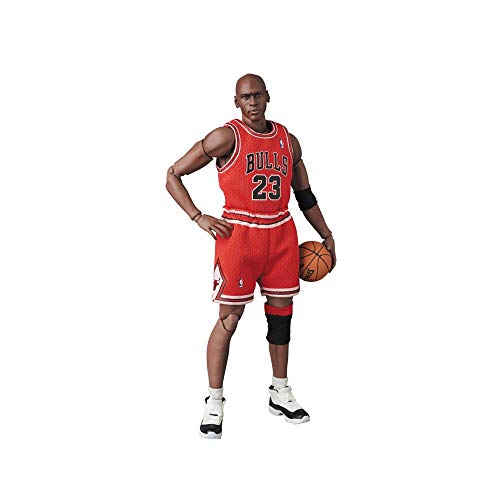 Figurine NBA MAFEX Michael Jordan Chicago Bulls Medicom 17 cm basket articulée