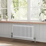 Comprend : radiateur horizontal double panneau de 400 mm x 785 mm. Supports fournis avec fixations pour une installation facile.