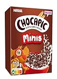Cereales Nestlé Chocapic Minis, Cereales integrales con chocolate, estuche de 310g