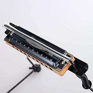 Aofocy Support de support de support d’harmonica ventrale pour le cou 10 trous léger - Les Beatles, Paul McCartney, John Lennon, RIngo Starr, George Harrison Aofocy Support de support de support d'harmonica ventrale pour le cou 10 trous léger – Image 3