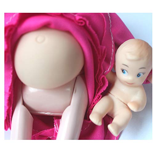 Kunhe Rose Red Real Pregnant Doll Have A Baby In Her Tummy Mom Doll #TOP4