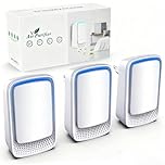 JOSTART air purifier (3 Pack) Negative air ionizer for home use, filterless mobile air ionizer, negative ion deodorization, mini air purifier for home, office, pets, smokers, toilet, bathroom